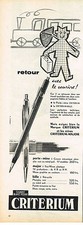 PUBLICITE ADVERTISING  1958