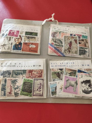 Lot ancien timbres - du, en