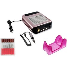 Kit Fraiseuse Ongles Aspirateur de Table 68w Manucure Pédicure Art Esthétique M2