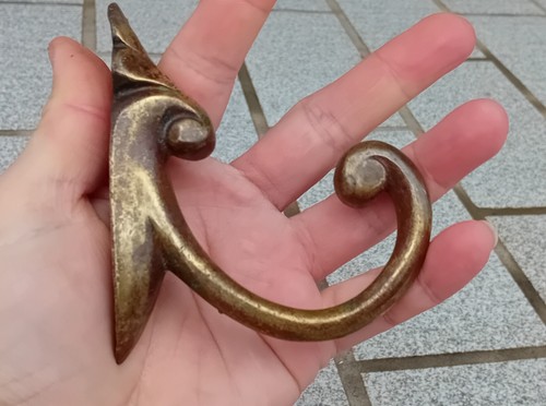 Ancien crochet bronze ou - bronze,