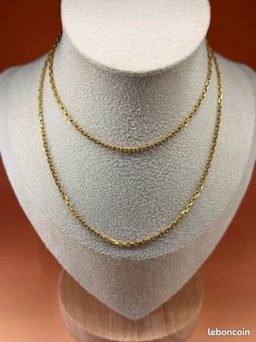 Chaine maille forçat - , or