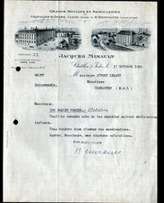 CHATILLON-sur-INDRE & CLION (36) MOULIN & SEMOULERIE ,FARINE "J. MIRAULT" en1924