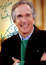 Autographe original de l'acteur HENRY WINKLER / Fonzie dans la serie Happy days