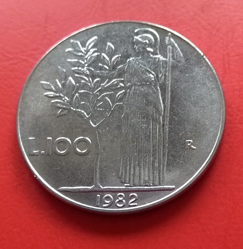 Italie 100 lire 1982 - italie, acier