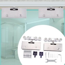 Roulettes de porte coulissante en verre Installation facile Roulettes de