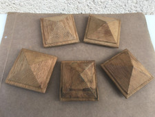 5 anciennes garnitures de lit / Pointe de diamant / Meubles / Déco / Accessoires