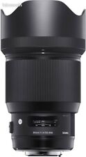 objectif Sigma Art 85 mm 1,4 ef