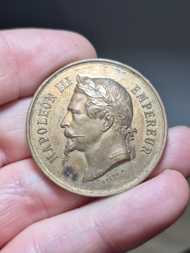 142 medaille napoleon iii - #142-45,