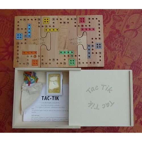 Jeu société tac tik en - jeu, de