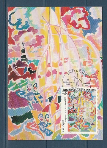 Carte 1er jour tableau - carte,