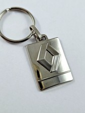 PORTE-CLES - RENAULT 2010s Métal Argenté RELIEF Twingo MÉGANE Kangoo CLIO Scénic