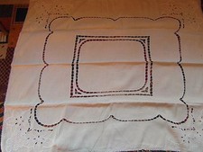  NAPPE tapis de table ancien