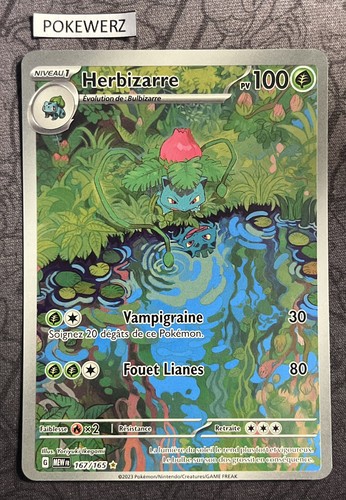 Carte pokémon herbizarre - carte,