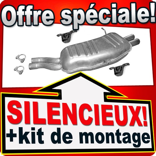 Silencieux arriere pour bmw - arriere,