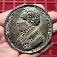 #104-20 ~ Duc d'Angouleme - MOREL F - 68g / médaille 勋章