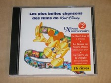 CD RARE / PLUS BELLES CHANSONS DES FILMS DE WALT DISNEY, ALBUM ANNIVERSAIRE 2