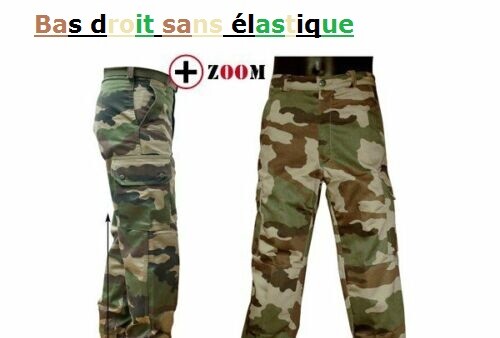 Pantalon treillis militaire - de,