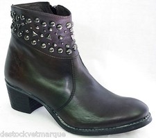 Bottines boots clous bunker - clous,