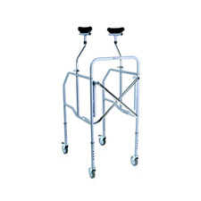 Mopedia Déambulateur pliable pour personnes âgées Clik RP754S axillaire 4 roues 