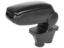 CUIR ÉCOLOGIQUE NOIR ACCOUDOIR + KIT DE MONTAGE POUR PEUGEOT 208 3/5P 2012-