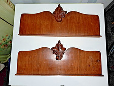 PAIRE ANCIENS FRONTONS EN BOIS