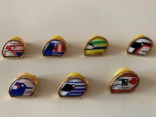 LOT 6 PINS FORMULE 1 - CASQUES PILOTES