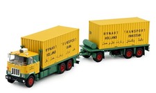 TEKNO - Camion porteur avec porte containers et container aux couleurs des Tr...