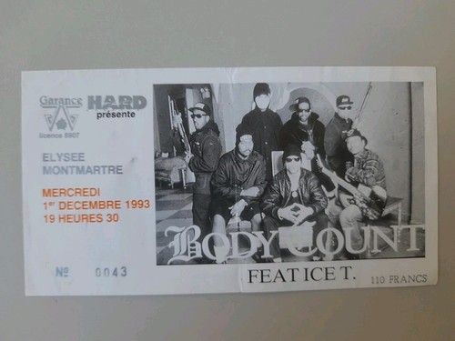 Billet place ticket concert - billet, de