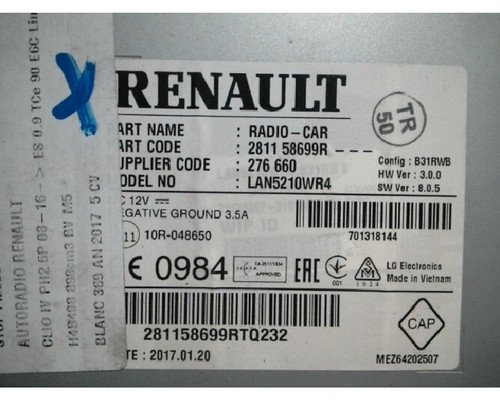 Autoradio recepteur renault - ,