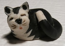 Vintage miniature black - black, &