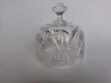 Cloche à fromage en cristal taillé  diamètre 14 cm