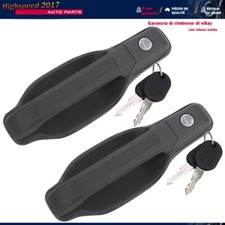 POIGNEE DE PORTE LATERALE GAUCHE + DROITE AVEC SERRURE POUR IVECO DAILY DE 89-98