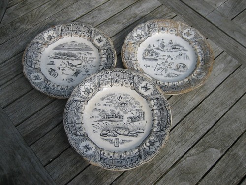 Ancienne assiette parlante - 3,