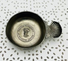 Les Etains Du Manoir Paris ancien  Tastevin en Etain 13 x 3 cm env