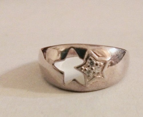 Bague argent étoiles taille - bague,