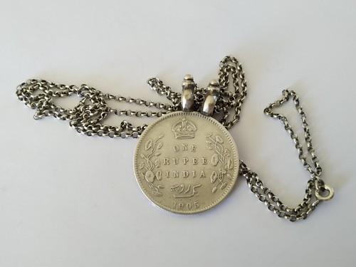 Ancien bijou monétaire argent - ancien,