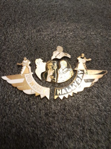 Vintage pin johnny hallyday - vintage,