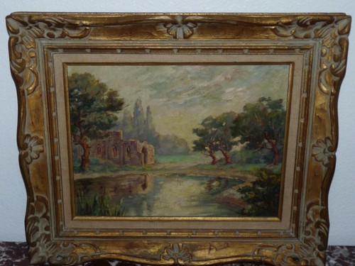 Superbe tableau avec son cadre - avec,