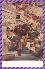 carte postale - les torches Néron