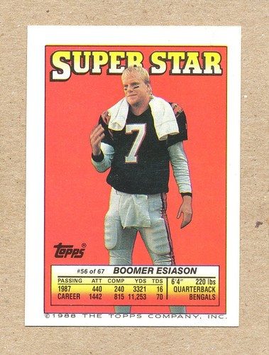 1988 topps sticker boomer - 1988,