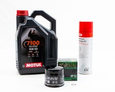 Kit Entretien Vidange pour DUCATI 848 EVO CORSE de 2013 MOTUL 7100 15W50 4L