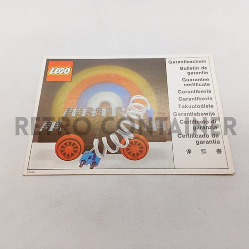 Lego vintage instructions - lego,