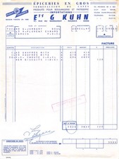 1965 EPICERIES EN GROS ETS G KUHN A ROUBAIX - M. JOMBART A CARVIN