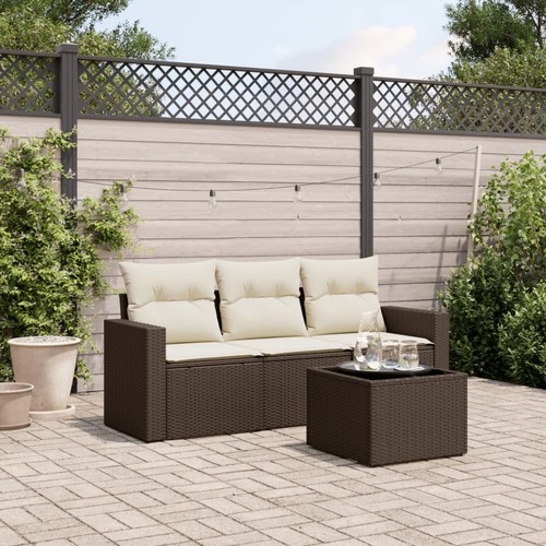 Salon jardin avec coussins - salon,