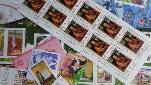 Faciale lot timbres - lot, euros