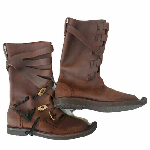 Bottes viking cuir - bottes,