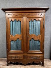 Superbe bibliothèque époque Louis XV en chêne massif vers 1750