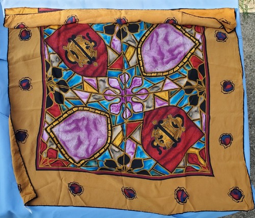 Scarf foulard carre 100 soie - scarf, 100%