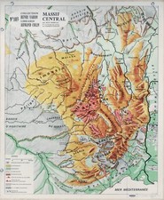 Carte Ecole Auvergne Massif