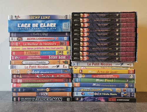 Lot dvd thèmes dessins - lot, de